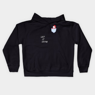 LET IT SNOW POCKET Kids Hoodie